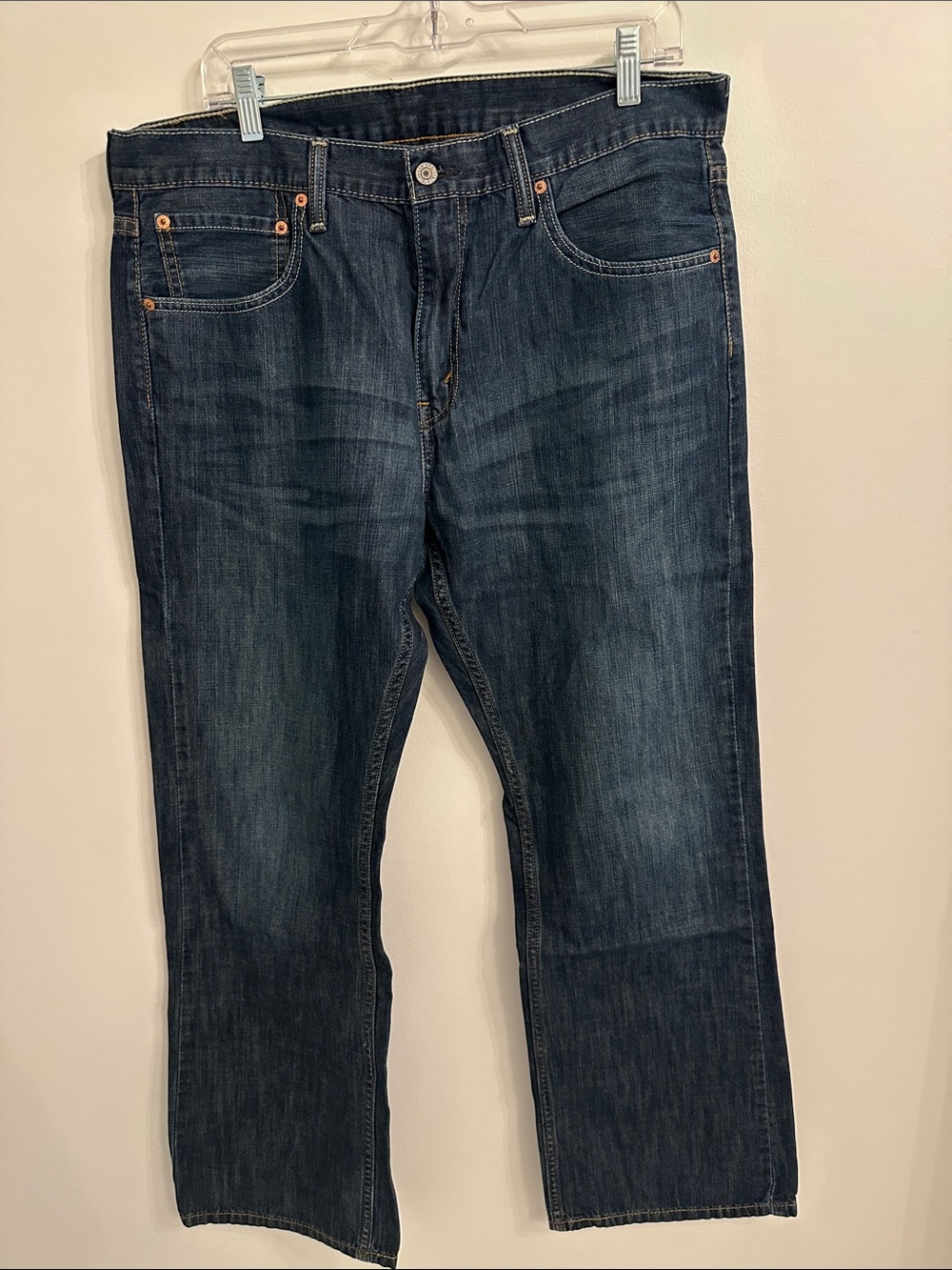 Levi’s Men's Straight-Leg Jeans in Dark Blue